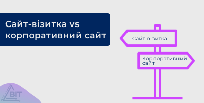 Сайт-візитка vs корпоративний сайт