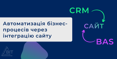 Автоматизація бізнес-процесів через інтеграцію сайту з CRM та BAS програмами